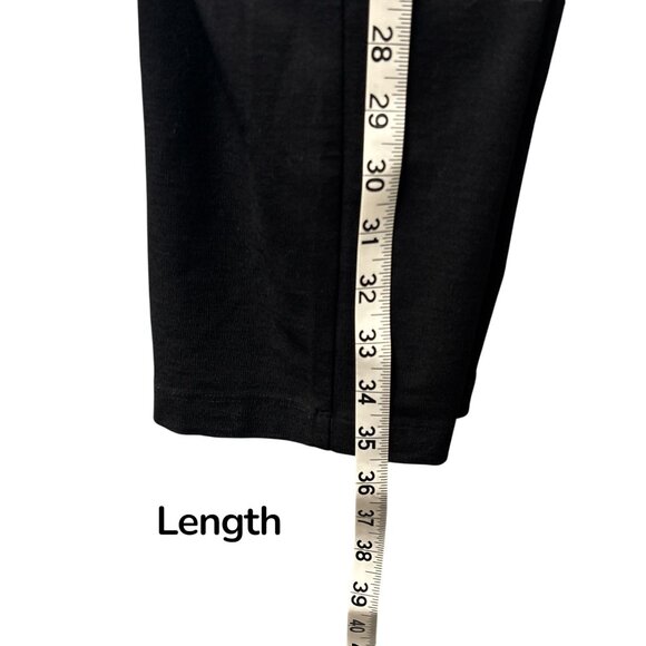 Eileen Fisher Black Ankle-Length Stretch Pants XS 70% Viscose Nylon Blend - Picture 7 of 8